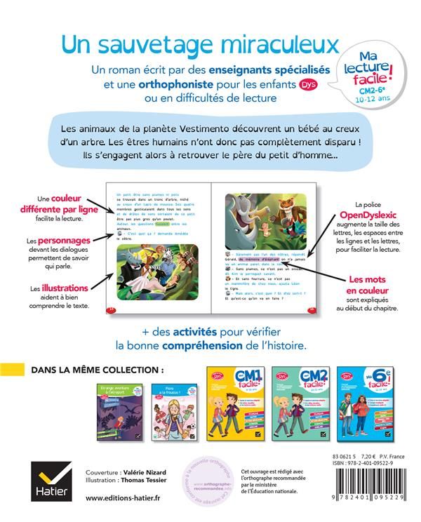 Produktbild: Un sauvetage miraculeux : ma lecture facile ! CM2-6e