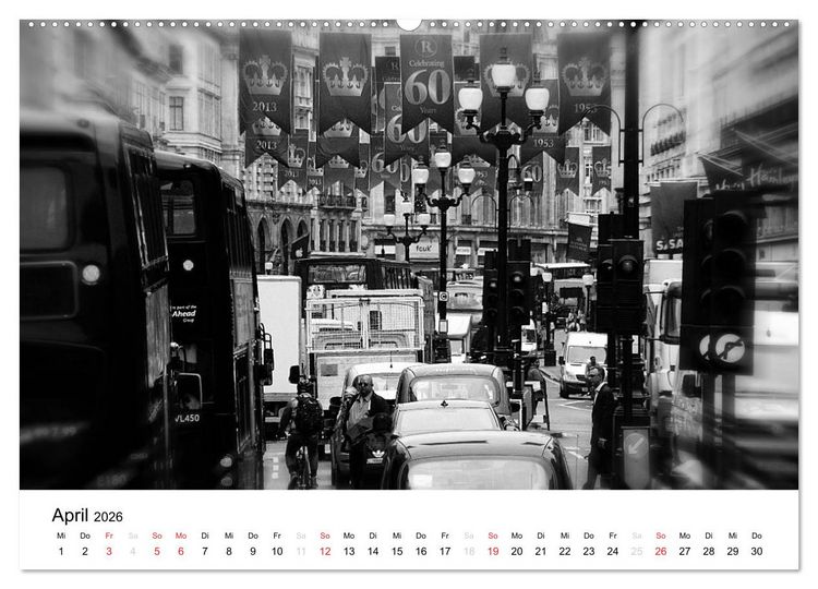 Produktbild: London (Wandkalender 2026 DIN A2 quer), CALVENDO Monatskalender