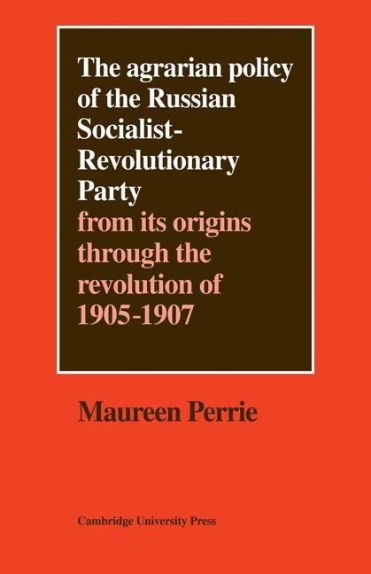 Produktbild: The Agrarian Policy of the Russian Socialist-Revolutionary Party