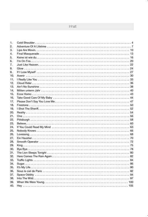 Produktbild: Hitbook Update- 80 Charthits f&uuml;r Gitarre