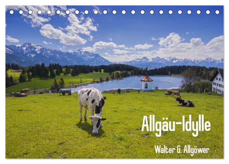 Produktbild: Allg&auml;u-Idylle (Tischkalender 2026 DIN A5 quer), CALVENDO Monatskalender
