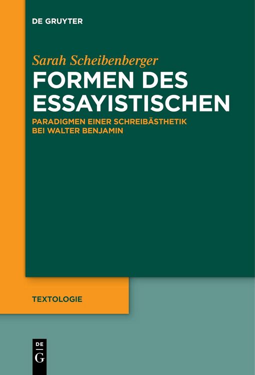 Produktbild: Formen des Essayistischen