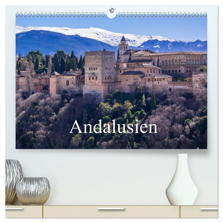 Produktbild: Andalusien (hochwertiger Premium Wandkalender 2026 DIN A2 quer), Kunstdruck in Hochglanz
