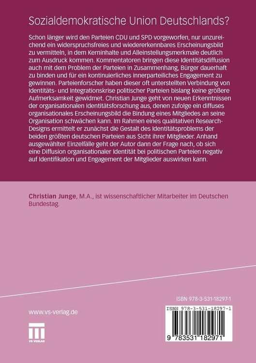 Produktbild: Sozialdemokratische Union Deutschlands?