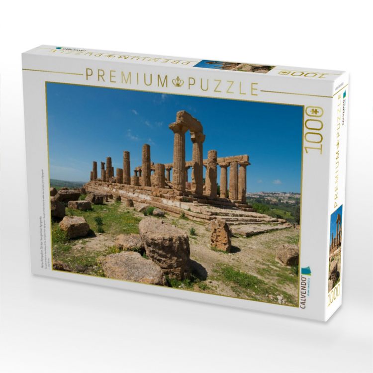 Produktbild: CALVENDO Puzzle Hera-Tempel im Tal der Tempel bei Agrigento | 1000 Teile Lege-Gr&ouml;&szlig;e 64x48cm Foto-Puzzle f&uuml;r gl&uuml;ckliche Stunden