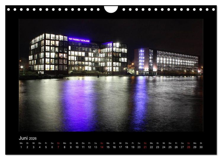 Produktbild: Extraschicht im Ruhrgebiet - Nachts ist es nicht dunkel! (Wandkalender 2026 DIN A4 quer), CALVENDO Monatskalender