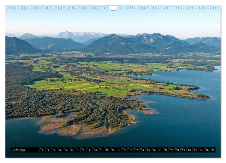 Produktbild: Der Chiemgau von oben (Wandkalender 2026 DIN A3 quer), CALVENDO Monatskalender