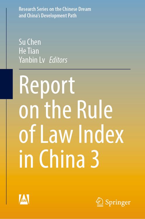 Produktbild: Report on the Rule of Law Index in China 3