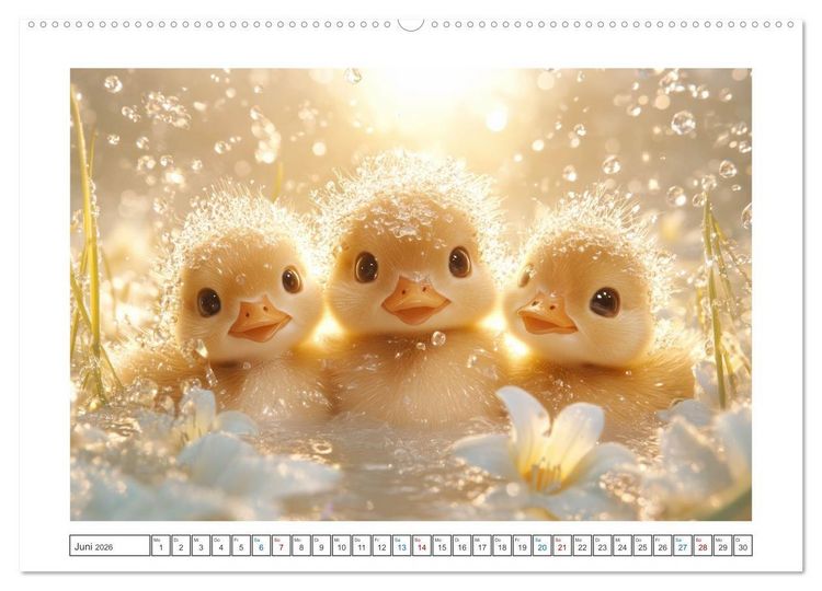 Produktbild: Augen wie Kn&ouml;pfe (Wandkalender 2026 DIN A2 quer), CALVENDO Monatskalender