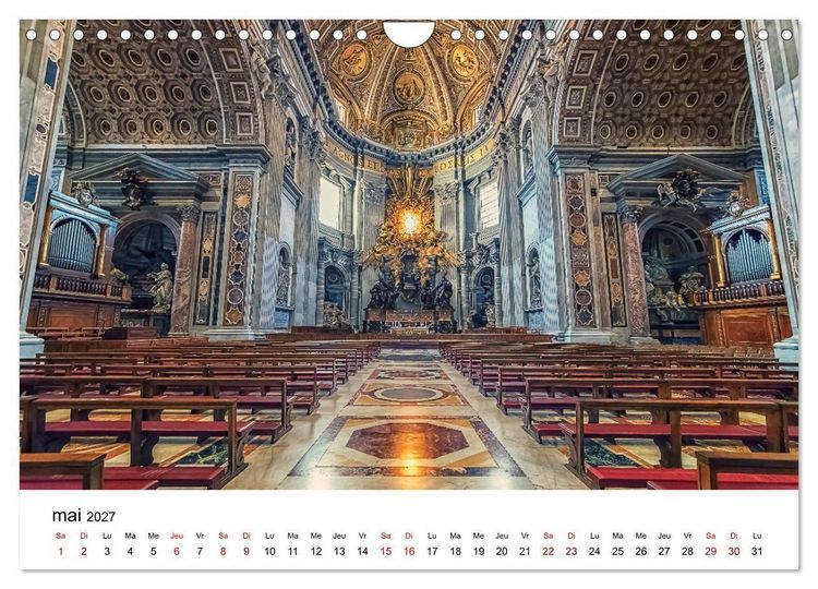Produktbild: Rome, La Cit&eacute; &Eacute;ternelle (Calendrier mural 2027 DIN A4 vertical), CALVENDO calendrier mensuel
