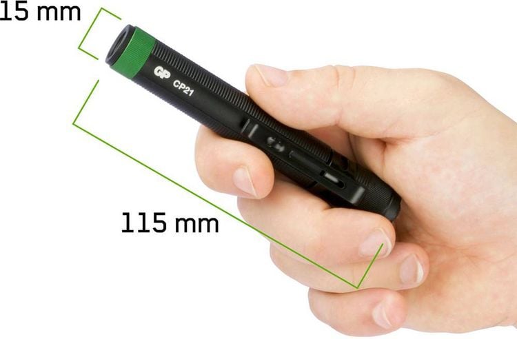 Produktbild: GP Discovery GPDISFLCP21BL812 GPDISFLCP21BL812 Penlight batteriebetrieben LED 11.5mm Schwarz