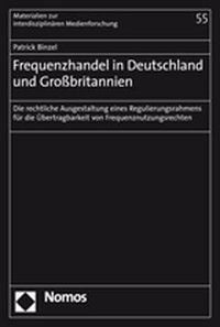 Produktbild: Frequenzhandel in Deutschland und Gro&szlig;britannien