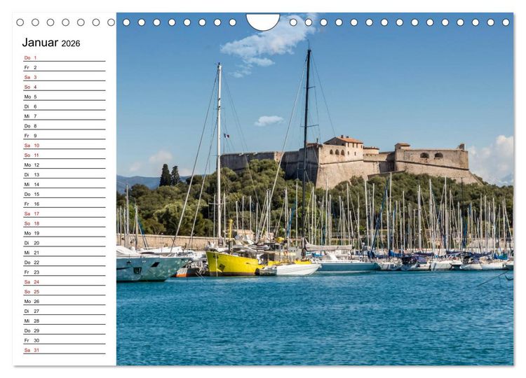 Produktbild: ANTIBES Idyllische Impressionen (Wandkalender 2026 DIN A4 quer), CALVENDO Monatskalender