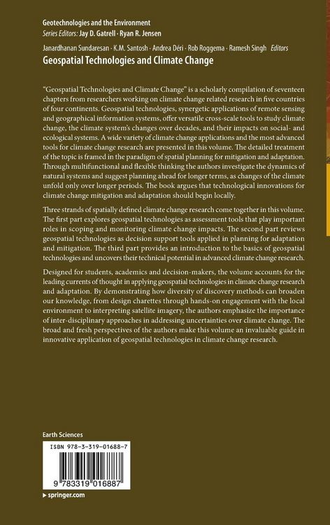 Produktbild: Geospatial Technologies and Climate Change