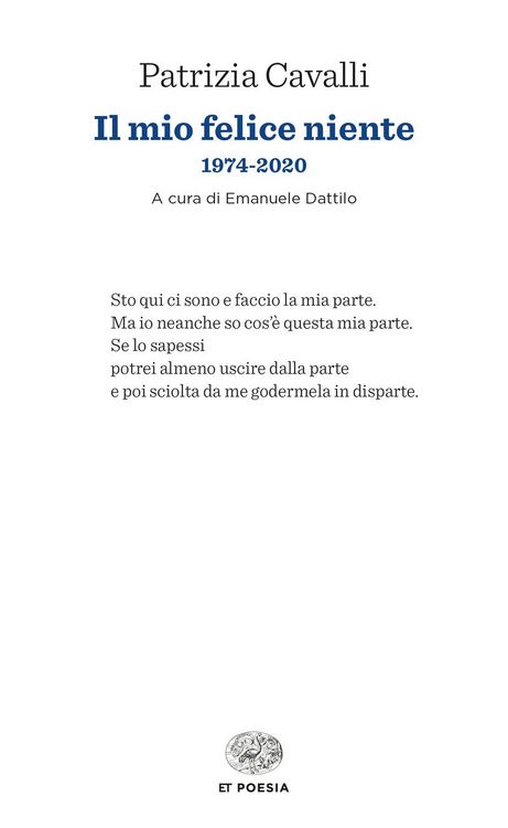 Produktbild: Il mio felice niente. 1974-2020