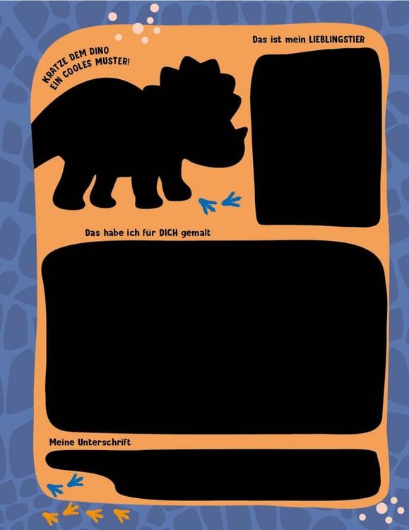 Produktbild: Kritzel-Kratzel-Buch Meine Schulfreunde (Dinos)