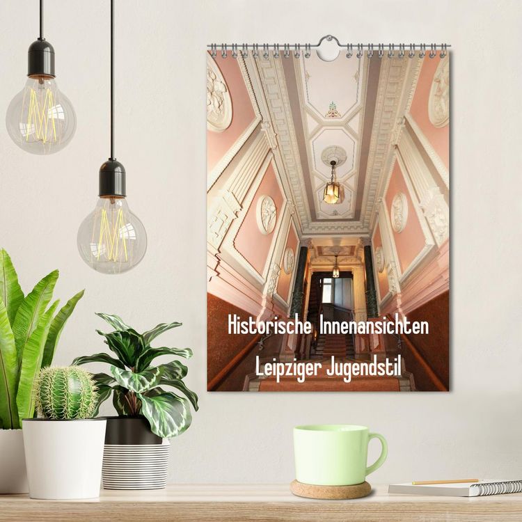 Produktbild: Historische Innenansichten - Leipziger Jugendstil (Wandkalender 2026 DIN A4 hoch), CALVENDO Monatskalender