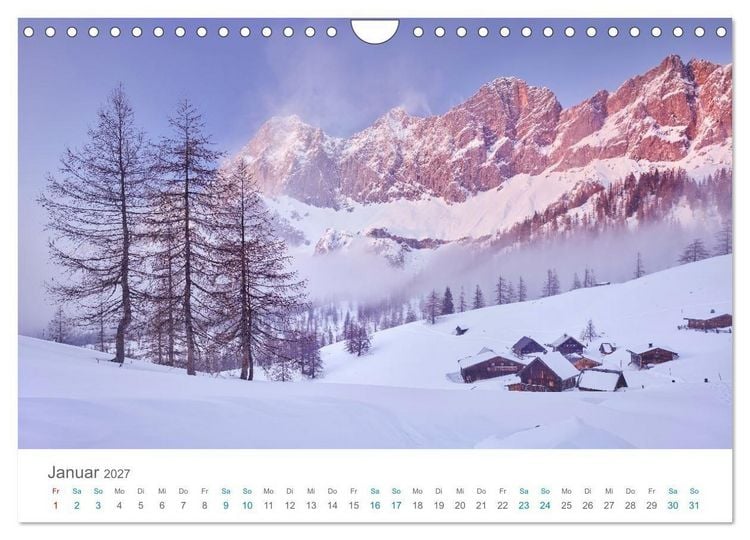 Produktbild: Alpen im Licht (Wandkalender 2027 DIN A4 quer), CALVENDO Monatskalender