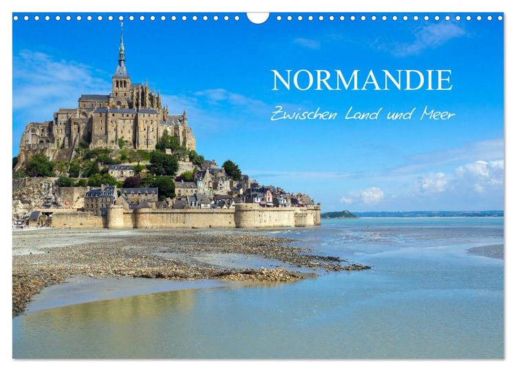 Produktbild: Normandie - zwischen Land und Meer (Wandkalender 2026 DIN A3 quer), CALVENDO Monatskalender