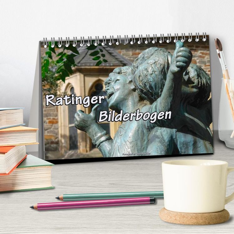 Produktbild: Ratinger Bilderbogen (Tischkalender 2026 DIN A5 quer), CALVENDO Monatskalender