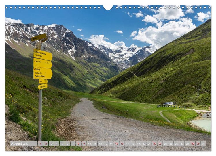 Produktbild: Pitztal in Bildern (Wandkalender 2026 DIN A3 quer), CALVENDO Monatskalender