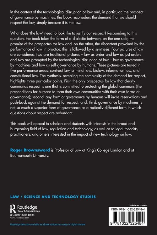 Produktbild: Technology, Governance and Respect for the Law