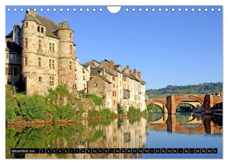Produktbild: Collection Terre AVEYRON (Calendrier mural 2026 DIN A4 vertical), CALVENDO calendrier mensuel
