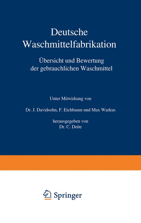Produktbild: Deutsche Waschmittelfabrikation