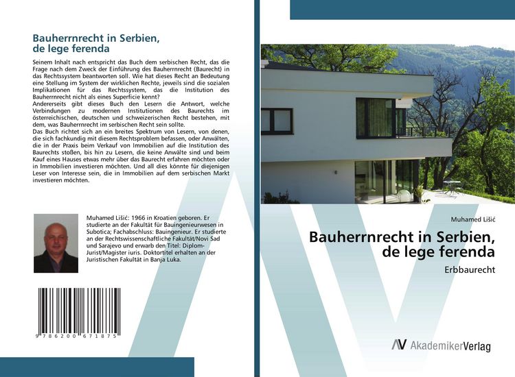 Produktbild: Bauherrnrecht in Serbien, de lege ferenda