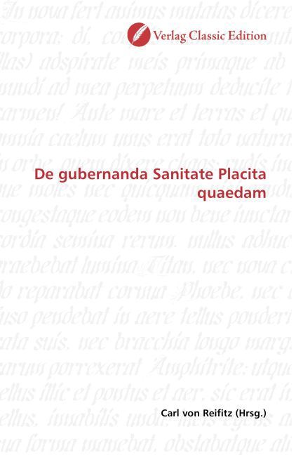Produktbild: Gubernanda Sanitate Placita quaedam