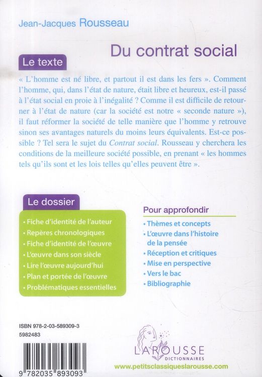 Produktbild: Du contrat social : ou principes du droit politique : livres 1 et 2
