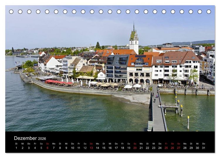 Produktbild: Kulturlandschaft Bodensee - Teil I (Tischkalender 2026 DIN A5 quer), CALVENDO Monatskalender