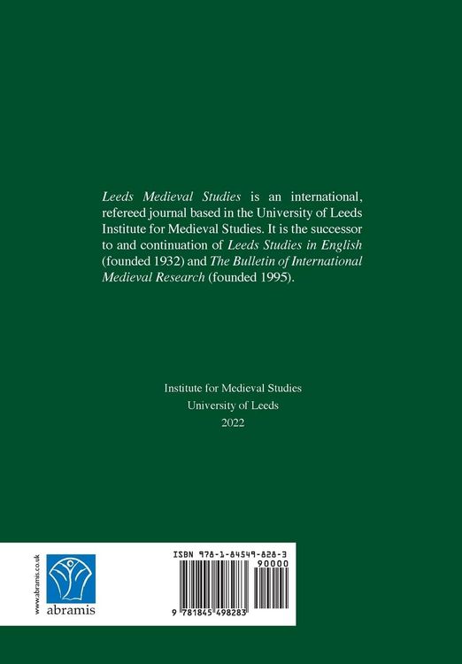 Produktbild: Leeds Medieval Studies Vol.2