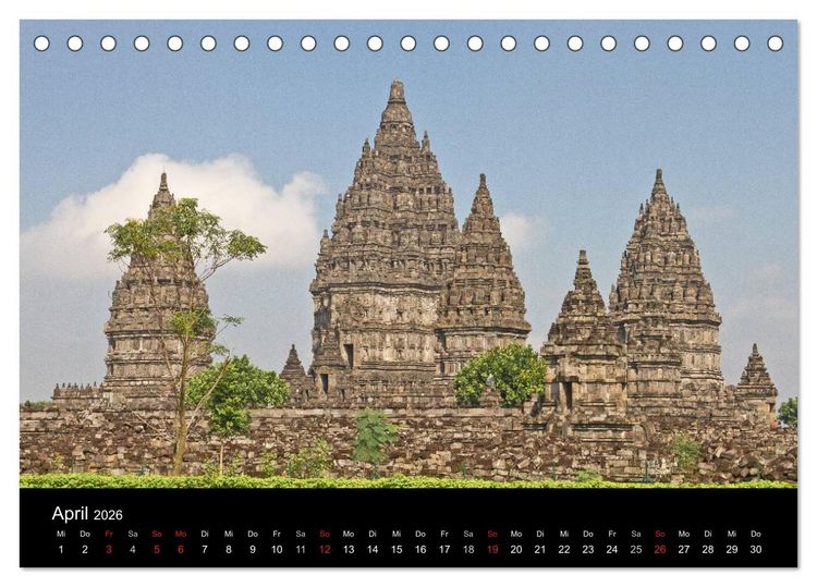 Produktbild: Indonesien (Tischkalender 2026 DIN A5 quer), CALVENDO Monatskalender