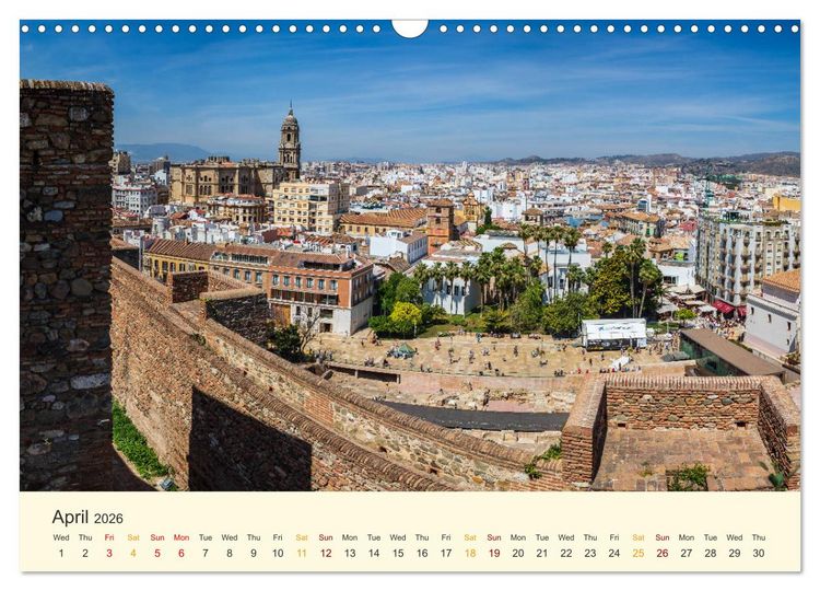 Produktbild: Costa del Sol - the sunny side of Andalusia (Wall Calendar 2026 DIN A3 landscape), CALVENDO 12 Month Wall Calendar