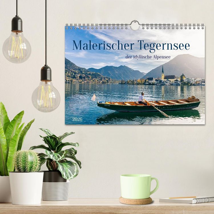 Produktbild: Malerischer Tegernsee (Wandkalender 2026 DIN A4 quer), CALVENDO Monatskalender