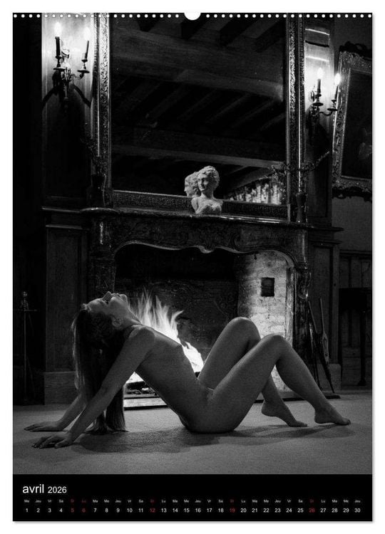 Produktbild: Les dames du ch&acirc;teau (Calendrier mural 2026 DIN A2 horizontal) calendrier de bureau