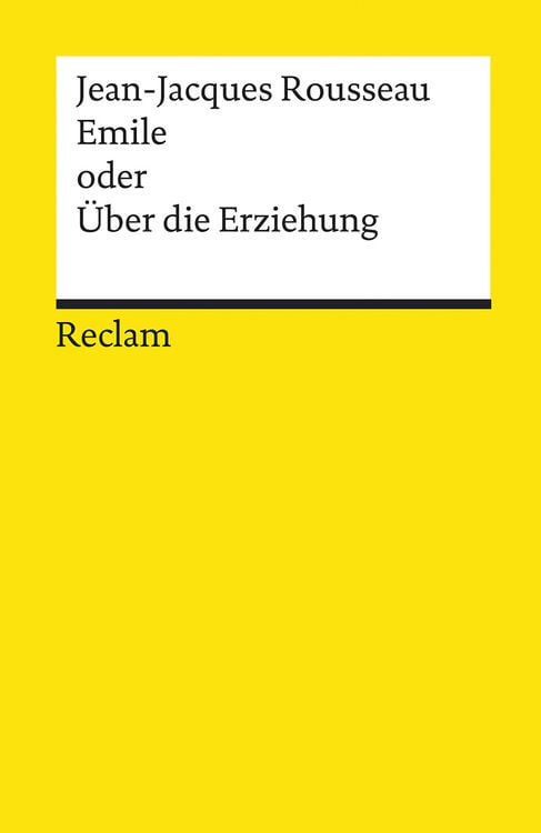 Produktbild: Emile oder Über die Erziehung