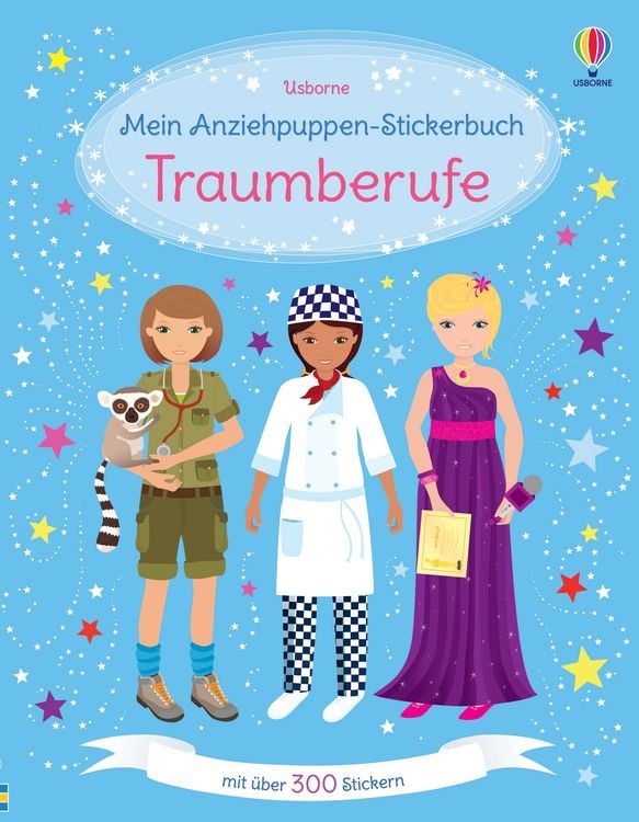 Produktbild: Mein Anziehpuppen-Stickerbuch: Traumberufe