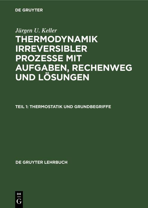 Produktbild: Thermostatik und Grundbegriffe