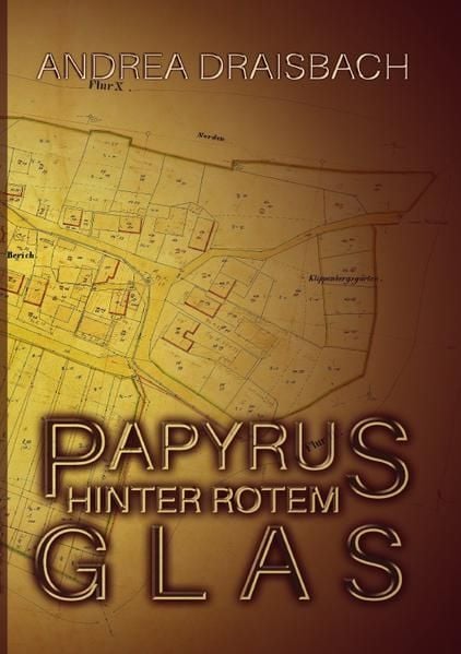 Produktbild: Papyrus hinter rotem Glas