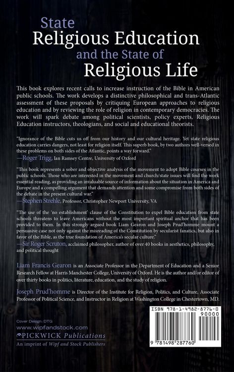 Produktbild: State Religious Education and the State of Religious Life