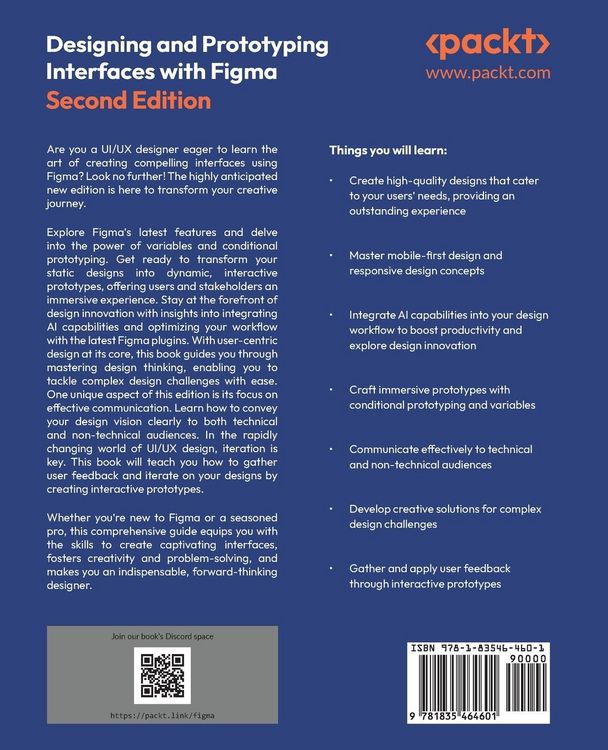 Produktbild: Designing and Prototyping Interfaces with Figma - Second Edition