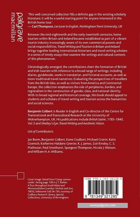 Produktbild: Travel Writing and Tourism in Britain and Ireland