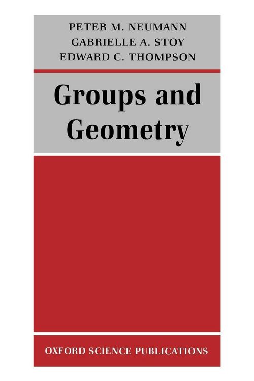 Produktbild: Groups and Geometry