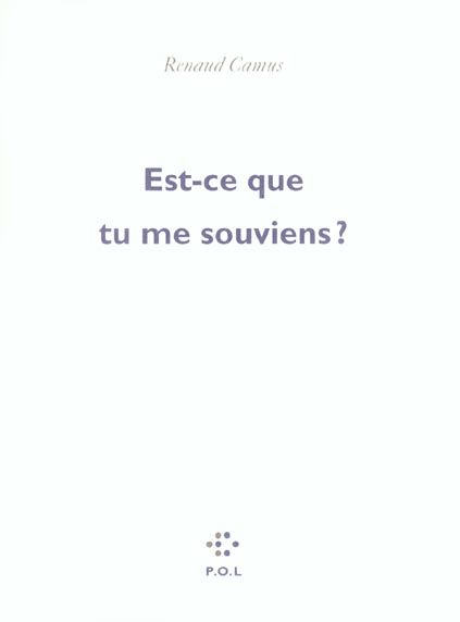 Produktbild: Est-ce que tu me souviens ?