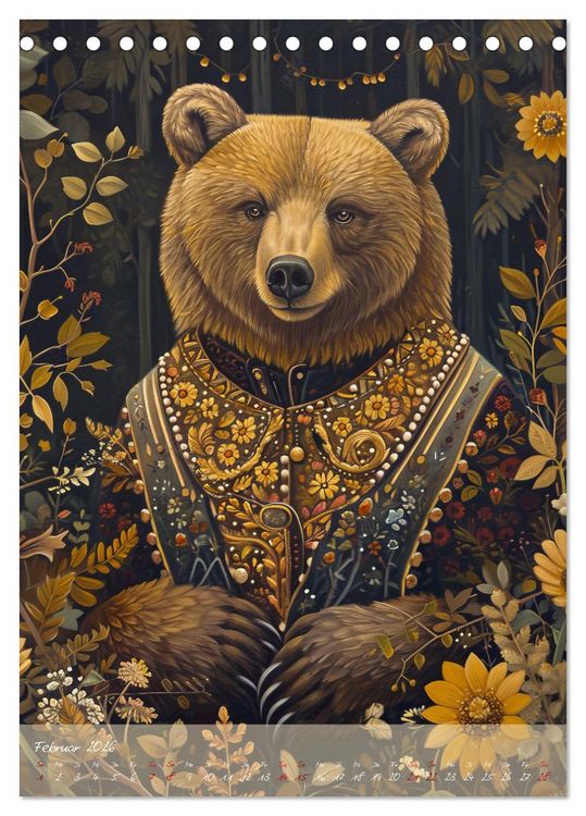Produktbild: Teddyliebe B&auml;ren wie ich sie mag (Tischkalender 2026 DIN A5 hoch), CALVENDO Monatskalender