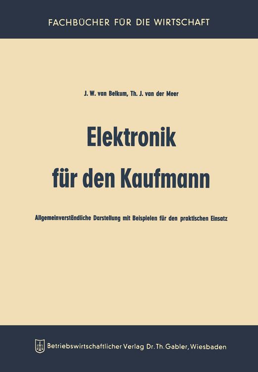 Produktbild: Elektronik f&uuml;r den Kaufmann
