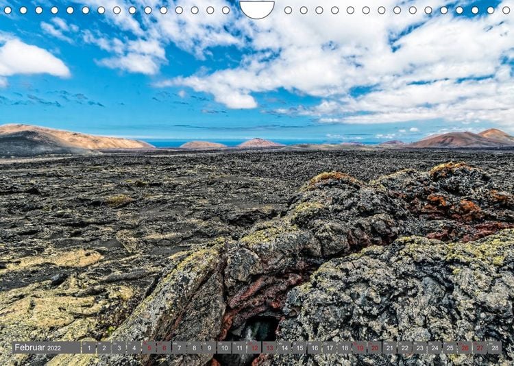 Produktbild: Lanzarote - Meisterwerke der Vulkane (Wandkalender 2022 DIN A4 quer)