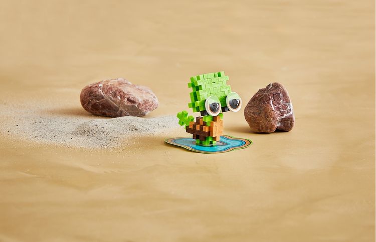 Produktbild: PLUS PLUS - 31 Kreativ Bausteine M&uuml;de Schildkr&ouml;te (MQ3)